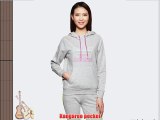 adidas Women's Trefoil Hoodied Sweatshirt - Grey Heather Size 38