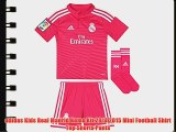 adidas Kids Real Madrid Home Kit 2014 2015 Mini Football Shirt Top Shorts Pants