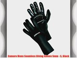 Camaro Mens Seamless Diving Gloves 5mm - S Black