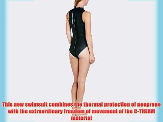 Cressi Swim Women's Fire Swim Wear - Black/Blue 3