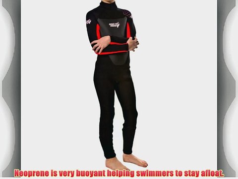 (11-12Y R) Childrens Full Length Wetsuit by Soles Up Front. 2mm Neoprene.