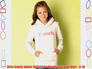 Girls Bench Junior Girls Yo Yo Hoody in Cream Marl - 9-10