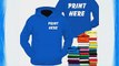 Mens / Adults Custom Printed Hoodie Personalised Hooded Sweatshirt Workwear Casual and GiftTEST