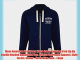 Mens American Freshman Notre Dame Fighting Irish Zip Up Hoodie Hooded Sweatshirt Top. Official