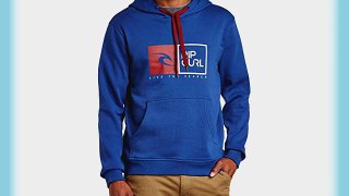 Rip Curl Men's Ripawatu Pop Over Fleece Long Sleeve Hoodie Blue (True Navy) Large