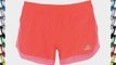adidas Womens 2in1 Short Ladies Elasticated Waist Gym Exercise Workout Sports FlashRed/Grey