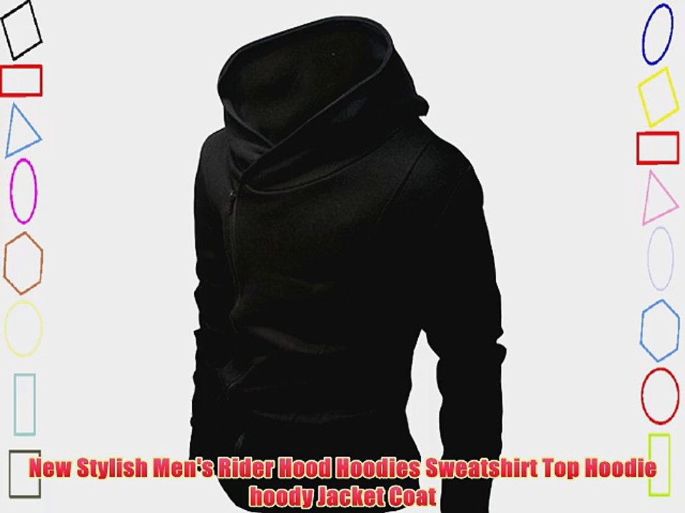 New Stylish Men's Rider Hood Hoodies Sweatshirt Top Hoodie hoody Jacket Coat