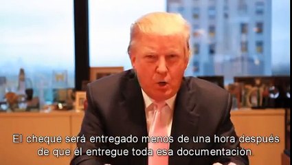 Trump dará 5 millones si Obama demuestra dónde nació