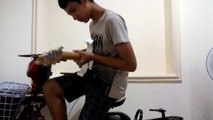 Guitar lesson-basic chord with our guitarist and v