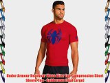 Under Armour HeatGear Mens Alter Ego Compression Short Sleeve Top - Spiderman (Red Large)