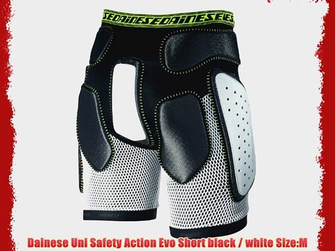 Dainese Uni Safety Action Evo Short black / white Size:M
