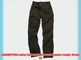 CRAGHOPPERS Ladies Basecamp Trousers Regular Length Brown 20