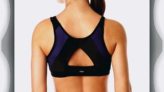 Berlei Fit Crop Top Sports Women's Bra Black/Purple 34B