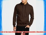 Fruit of the Loom Men's Pullover Hooded Sweatshirt Chocolate XX-Large