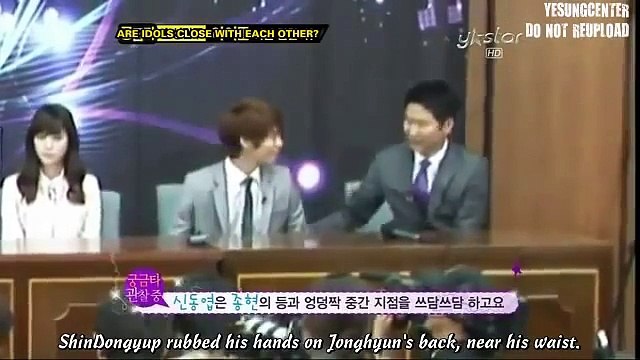 [engsub] YTN Star - Are Idols close to each other? (Yesung, Jonghyun, Yoseob, Changmin, IU, Hyorin)