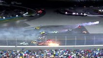 Austin Dillon walks away from an incredible flip into the catch fence on the last lap at Daytona International Speedway
