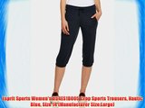 Esprit Sports Women's 054ES1B005 Crop Sports Trousers Nautic Blue Size 14 (Manufacturer Size:Large)