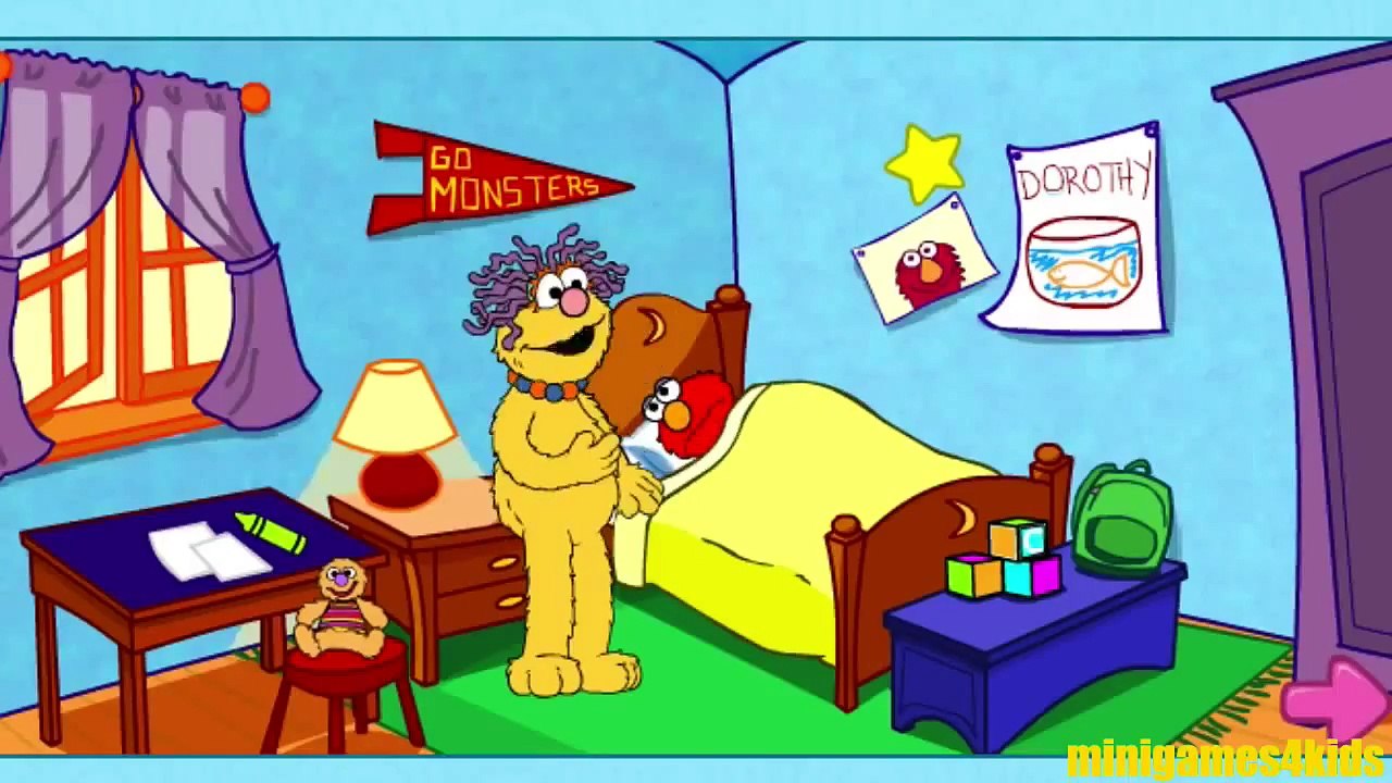 Elmo's First Day Of School Sesame Street Muppet Games PBS Kids And Family Friendly Content