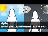 Mythe : est-on plus grand le matin que le soir ? - Scilabus 25