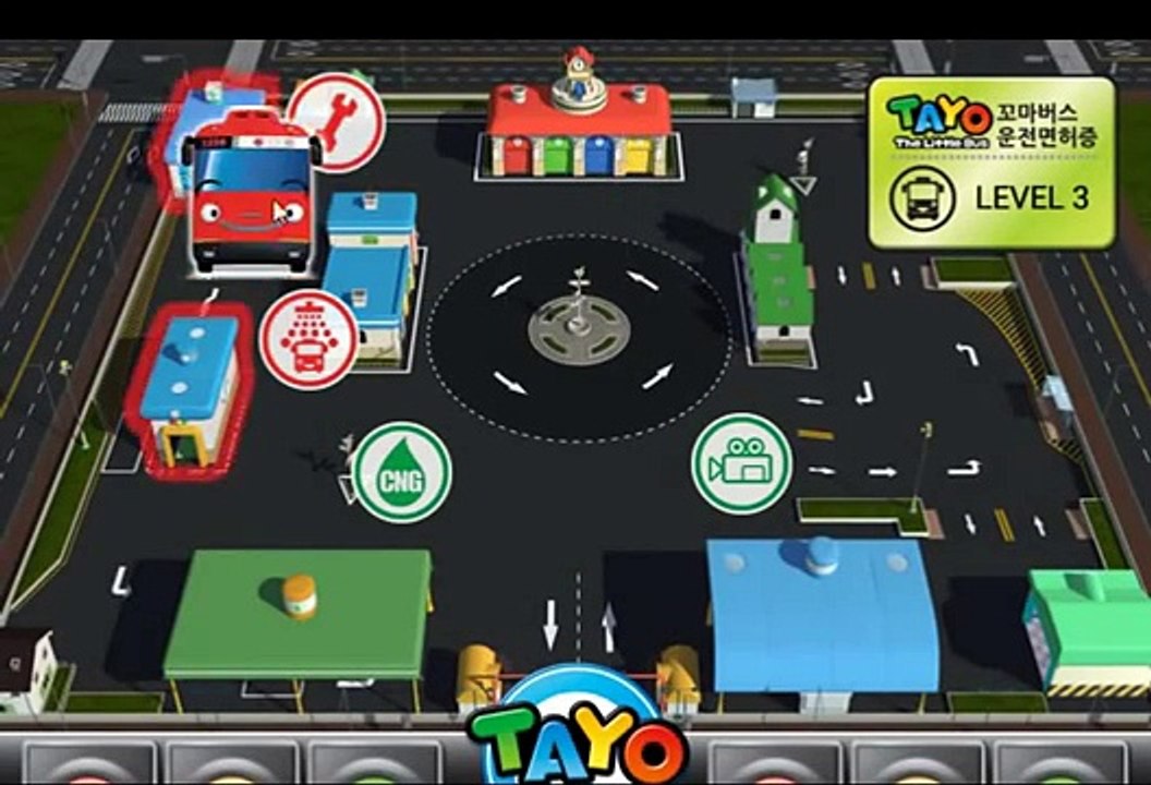 ♥♥타요 차고지 놀이 ♥♥ Tayo The Little Bus Game