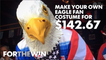 Make your own 'eagle fan' costume for $142.67