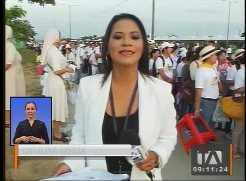 Fieles en parque Samanes esperan con fe a papa Francisco