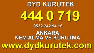 Ankara Nem Alma Ve Kurutma « DYD 444 0 719 » Nem Alma