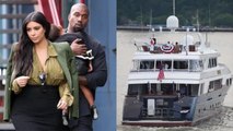 Kim & Kanye Set Sail for the 4th of July