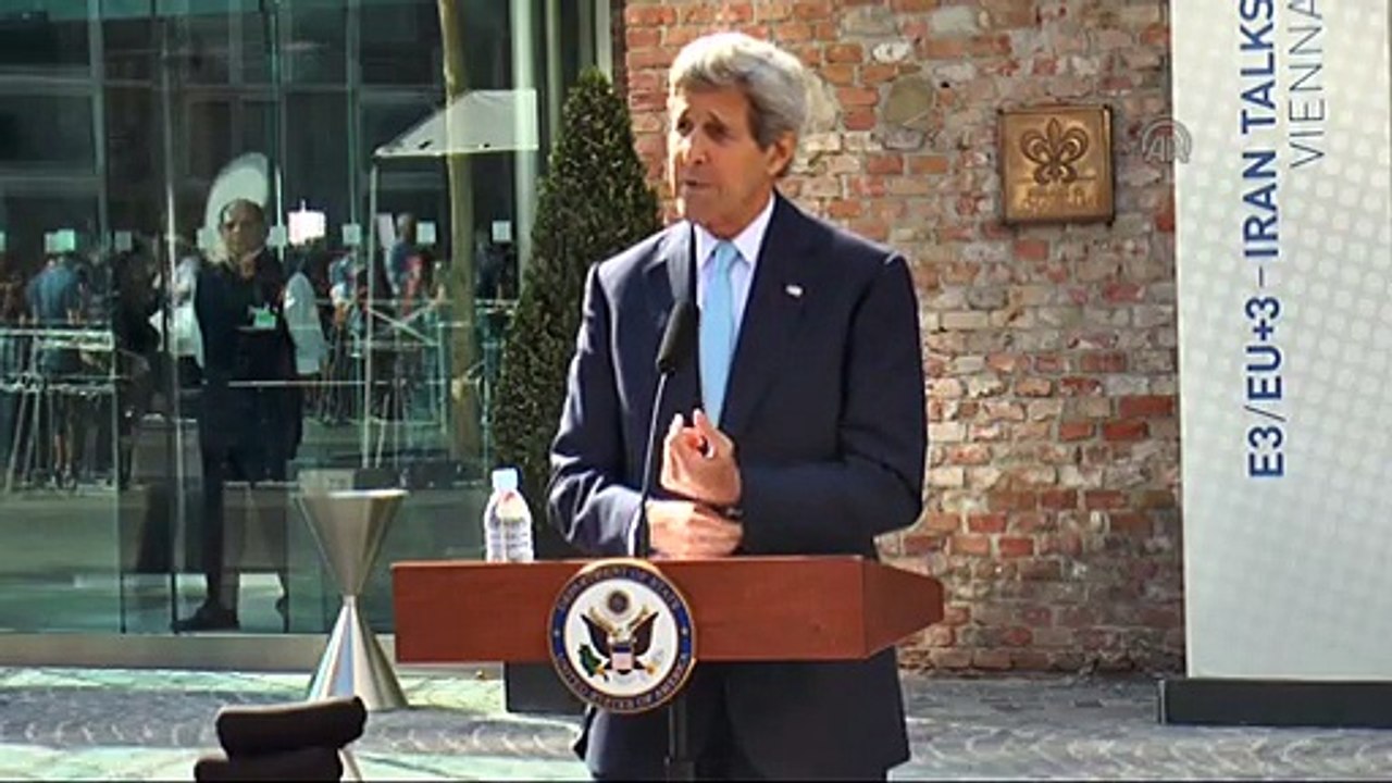 US Secretary of State John Kerry speaks about Iran nuclear talks 1