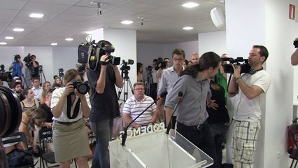 Grèce: réaction du chef du parti antilibéral espagnol Podemos