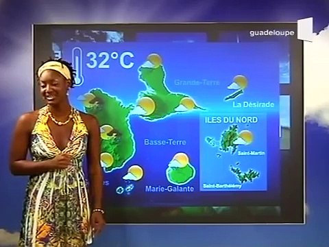 Météo Guadeloupe Dimanche 12 Septembre 2010 RFO Laurence Joseph Cyclone IGOR Tempête JULIA