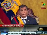 Presidente Correa llama a un gran debate nacional de proyectos de leyes de Herencia y Plusv