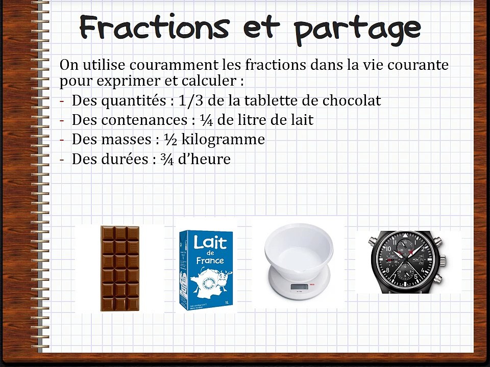 fractions et partage