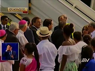 Reviva el arribo del papa Francisco a Guayaquil