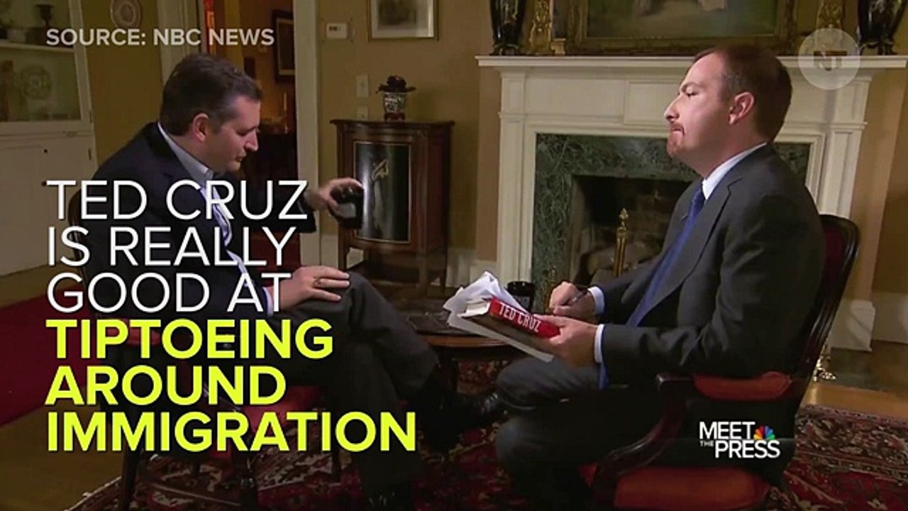 Ted Cruz Is A Pro At Not Talking About Immigration