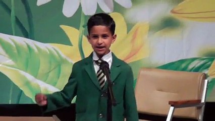 "Kya Ma Dunya Badal Sakata Ho"   Speech By EverGreen Educational Complex Small Student