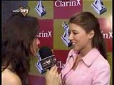 Florencia Bertotti  en la entrega de los premios Clarín