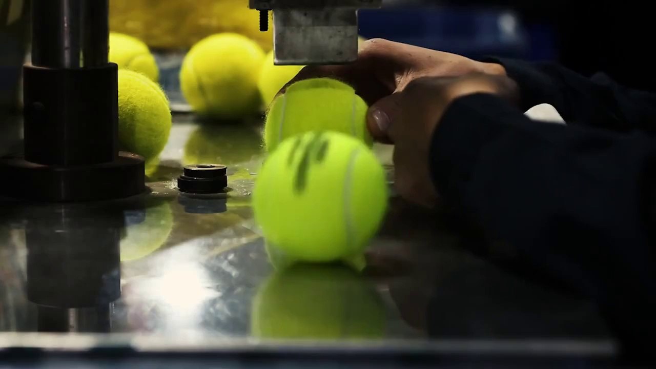 Odear Tennis ball factory Видео Dailymotion