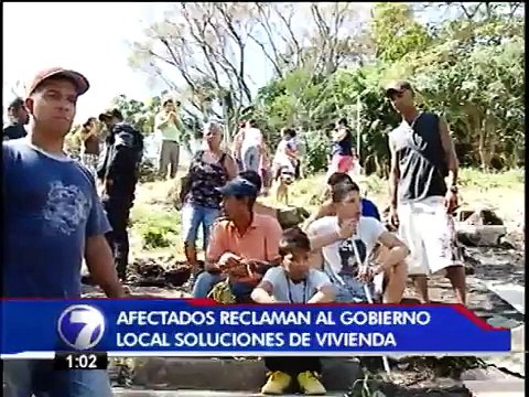 Familias desalojadas en Bajo los Anonos pedían solución desde hace tres