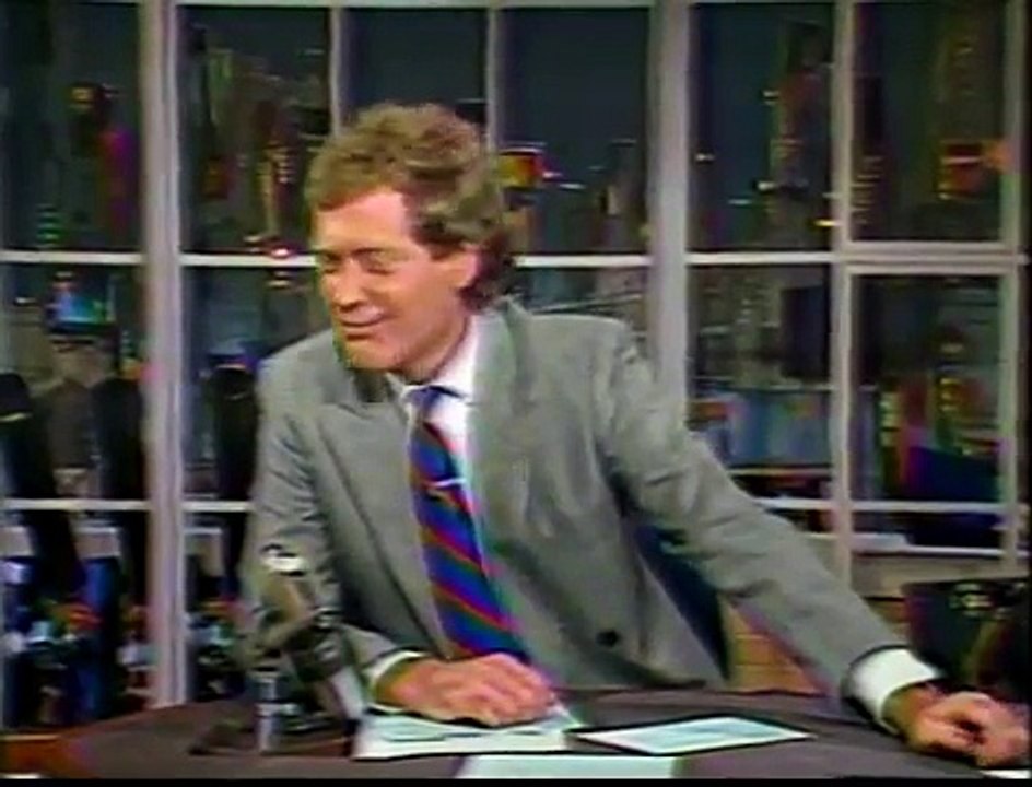 NBC-TV David Letterman plays JAM jingles