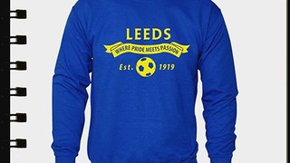 Leeds Fan Sweatshirt (Adult's) - Blue - Large