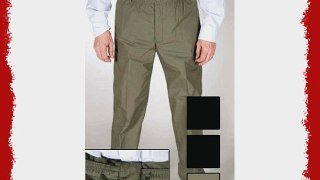 Mens Moss Elasticated Waist Rugby Trousers by Carabou (34-58 inch Waist)-38r