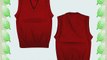 New Unisex School Uniform V Neck Tank Top Sleeveless Jumper Pack of 2