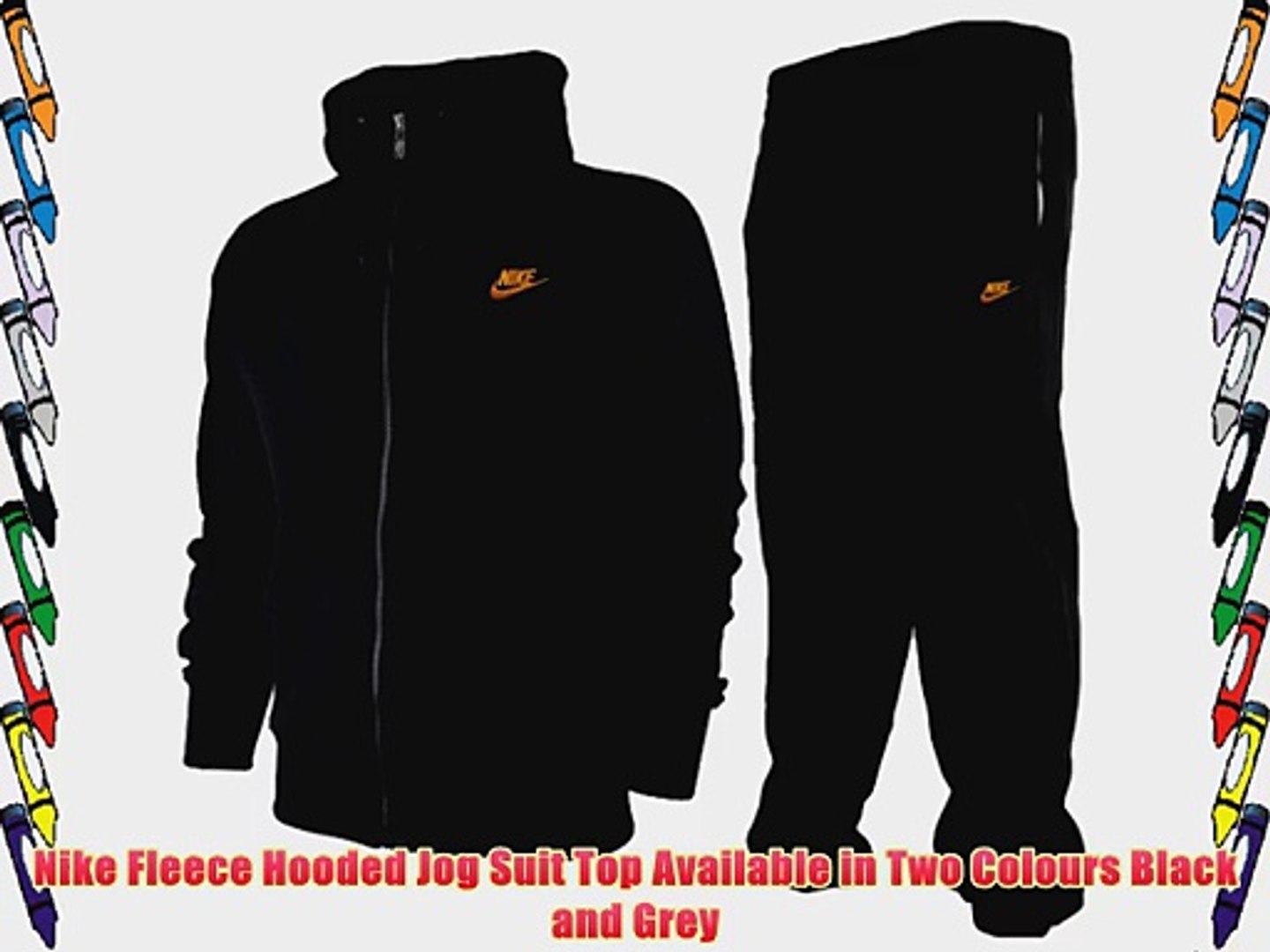 nike fleece jogging suit