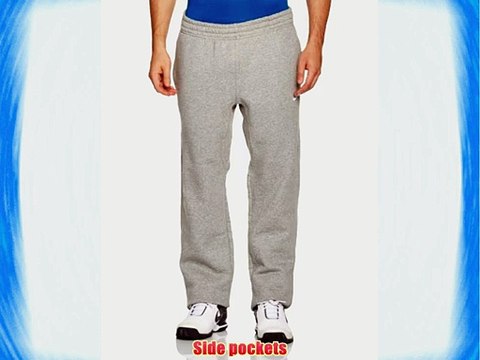 Nike Club Cuff Pants-Swoosh Men's Tracksuit Bottoms dark grey heather / white Size:XXL