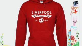 Liverpool Fan Hoodie (Adult's) - Red - Small