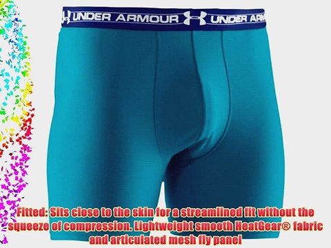 Under Armour Mens 6 Mesh Boxer Jock Shorts Briefs Capri Blue Small
