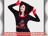 Spiral - Women - COMFORT FEEDING - Wide Rib Drape Hoody Red Black - Large