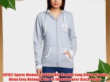 ESPRIT Sports Women's 044ES1J001 Hooded Long Sleeve Hoodie Metal Grey Melange Size 16 (Manufacturer