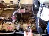 '75 Autocar 350 Cummins diesel start up and rev job